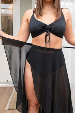 Lunalae High Waist Wrap Dance Skirt - Black -Clothing Store 10 8dae2b8e 428c 46c9 8b5f 18f7726e0f37 1