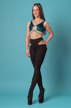HotCakes Polewear Voyeur Leggings - Black -Clothing Store 11 HotCakes 22 241