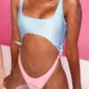 Rolling Malandra Bodysuit - Baby Pink/Blue -Clothing Store 12 10 5 535 malandrabarbie2