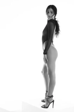 Rolling Cindy Bodysuit - Black -Clothing Store 12 7 1 125 day02rolling1800