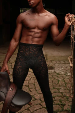 Rolling Bumper Leggings - Black Lace -Clothing Store 16 5 5 528 legging20renda2