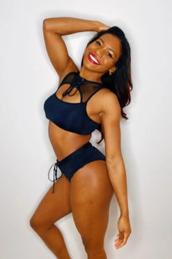 Hamade Activewear Lace Up High Neck Top - Black 25 Hamade Activewear Lace Up High Neck Top - Black -Clothing Store 17160F1C F2B0 450E BD65 550AD4275050 981229e2 547e 4af8 8102 47efe8c8b6cf