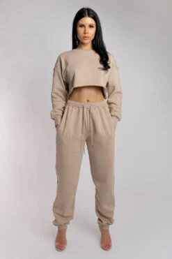 CXIX Oversized Cropped Jumper - Fawn 14 CXIX Oversized Cropped Jumper - Fawn -Clothing Store 20 08 20CreaturesofXIXEcom 58