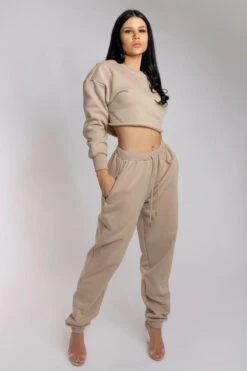 CXIX Oversized Cropped Jumper - Fawn 18 CXIX Oversized Cropped Jumper - Fawn -Clothing Store 20 08 20CreaturesofXIXEcom 59