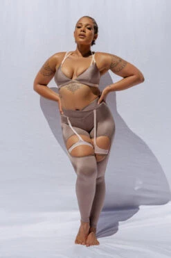 CXIX Confession Garter Leggings - Bronzed 10 CXIX Confession Garter Leggings - Bronzed -Clothing Store 20 09 24CreaturesofXIX 4