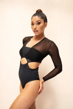 Lunalae Diana Bodysuit - Recycled Black -Clothing Store 2021101 LunaLae1663 1
