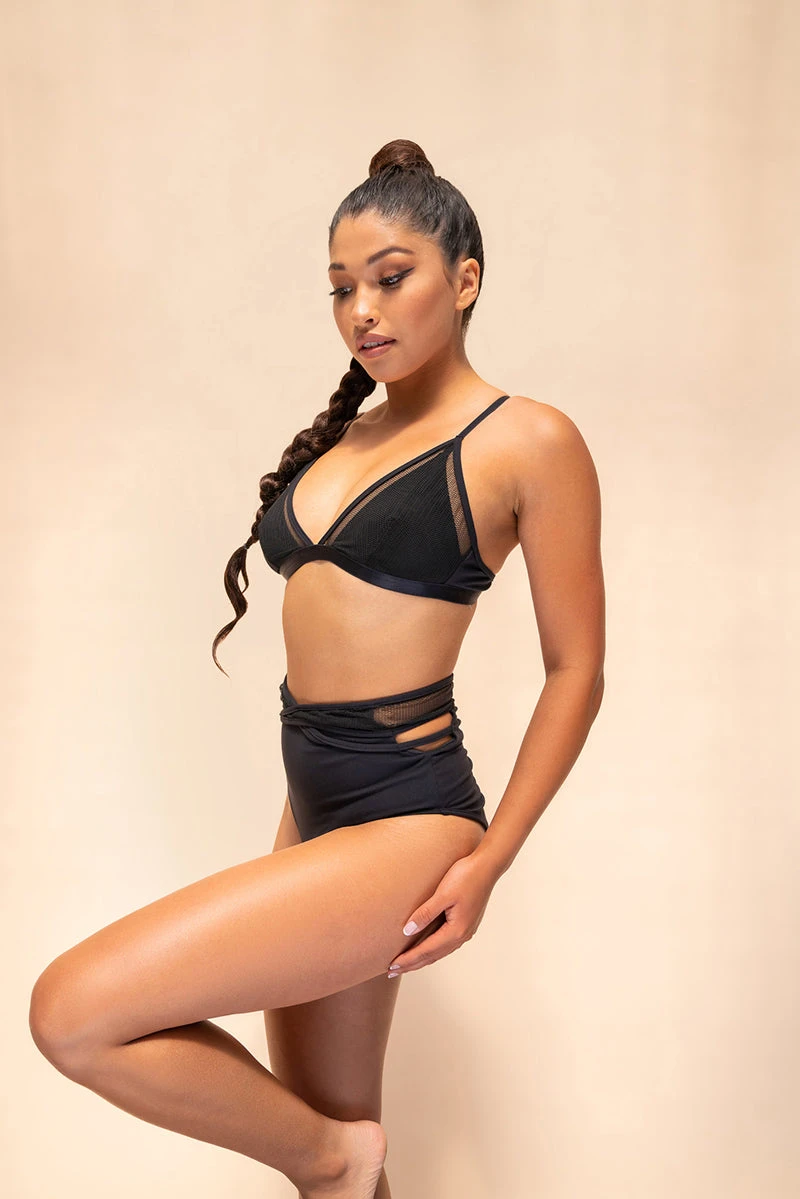 Lunalae Daisy Top - Recycled Black 9 Lunalae Daisy Top - Recycled Black - Image 7