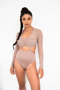 Lunalae Diana Bodysuit - Recycled Mocha 19 Lunalae Diana Bodysuit - Recycled Mocha -Clothing Store 2021101 LunaLae4609 1