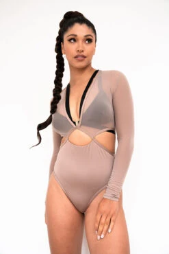 Lunalae Diana Bodysuit - Recycled Mocha 13 Lunalae Diana Bodysuit - Recycled Mocha -Clothing Store 2021101 LunaLae4622