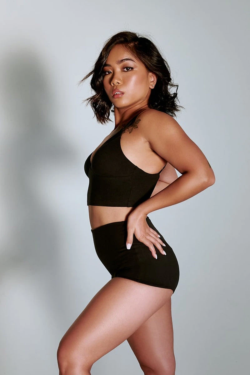 CXIX LuxLounge Booty Shorts - Black 8 CXIX LuxLounge Booty Shorts - Black - Image 6