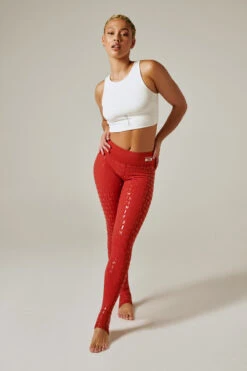 CXIX Gecko Grip Leggings - Red Rust -Clothing Store 21 05 24CreaturesofXIX12725 edit 1