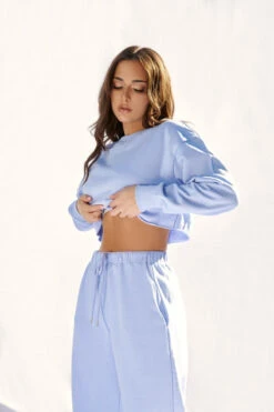 CXIX Oversized Cropped Jumper - Powder Blue -Clothing Store 21 06 25CreaturesofXIX edit 15