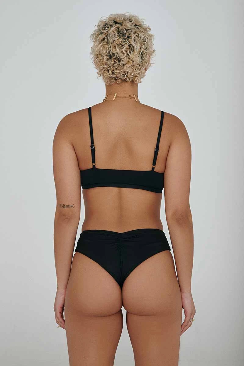 CXIX The Hills Bottoms - Ribbed Black 4 CXIX The Hills Bottoms - Ribbed Black - Image 2