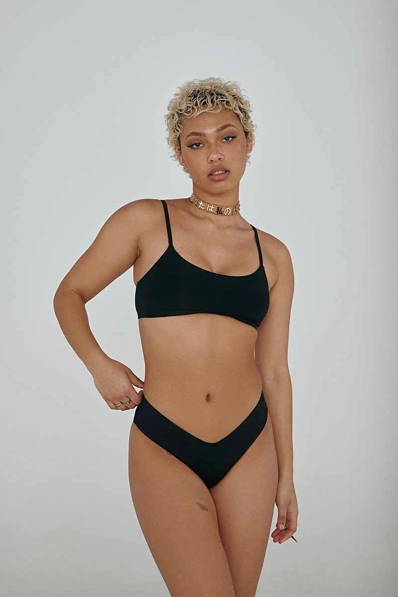 CXIX The Hills Bottoms - Ribbed Black 6 CXIX The Hills Bottoms - Ribbed Black - Image 4