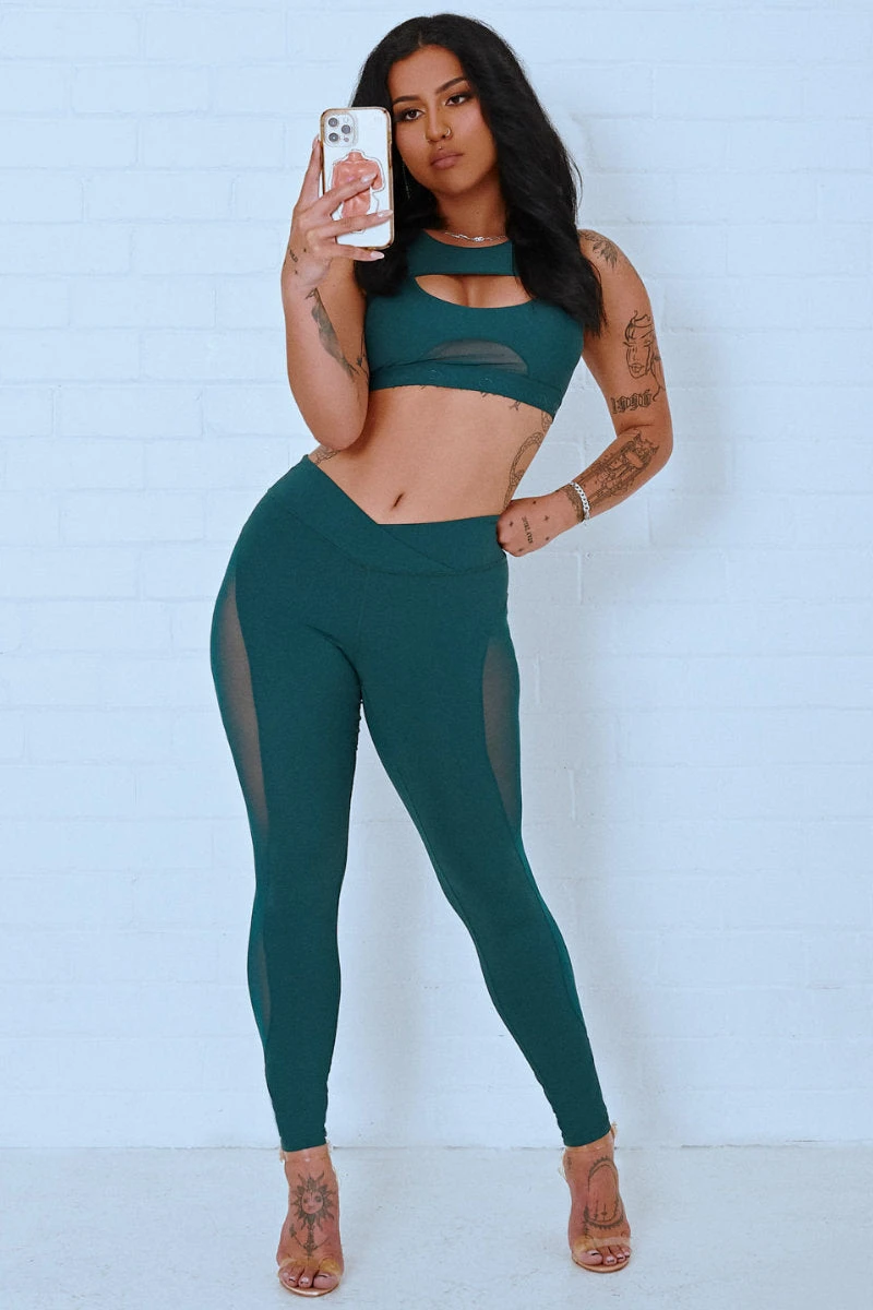 CXIX Baddie Leggings - Teal 3 CXIX Baddie Leggings - Teal
