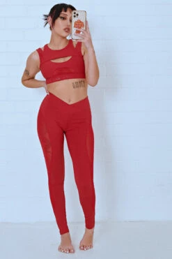 CXIX Baddie Leggings - Chilli -Clothing Store 22 10 06CXIX74391