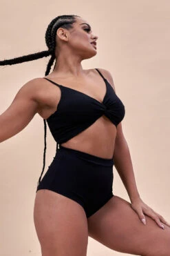 Lunalae High Waist Shorts - Ribbed Black 8 Lunalae High Waist Shorts - Ribbed Black -Clothing Store 221011 LunaLae 01 0035