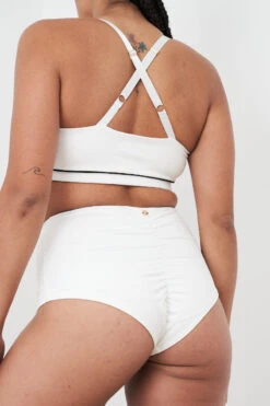 Lunalae Missy High Waist Bottoms - Recycled White -Clothing Store 221011 LunaLae 54 2097