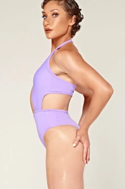 CXIX Dollhaus Halter Bodysuit - Purple -Clothing Store 23 01 03CXIX 11591