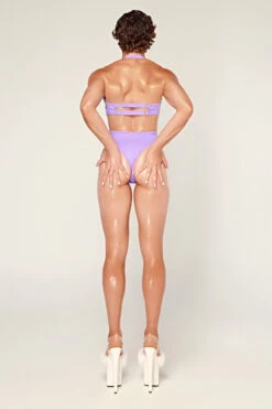 CXIX Dollhaus Halter Bodysuit - Purple -Clothing Store 23 01 03CXIX 11611 1