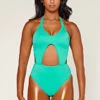 CXIX Dollhaus Halter Bodysuit - Aqua -Clothing Store 23 01 03CXIX 13411