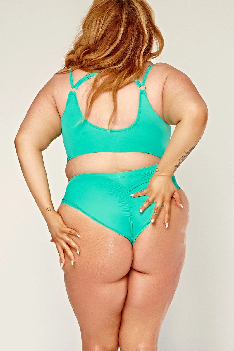 CXIX Dollhaus Choker Top - Aqua 4 CXIX Dollhaus Choker Top - Aqua - Image 2