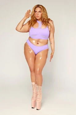 CXIX Dollhaus Low Waist Bottoms - Purple -Clothing Store 23 01 03CXIX 16171