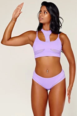 CXIX Dollhaus Choker Top - Purple -Clothing Store 23 01 03CXIX 17131