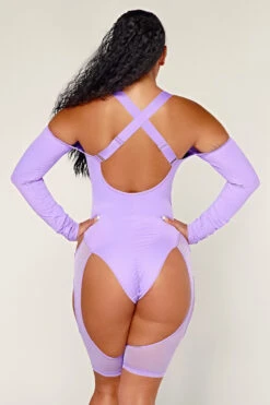 CXIX Dollhaus Mesh Bodysuit - Purple 11 CXIX Dollhaus Mesh Bodysuit - Purple -Clothing Store 23 01 03CXIX 3111 1