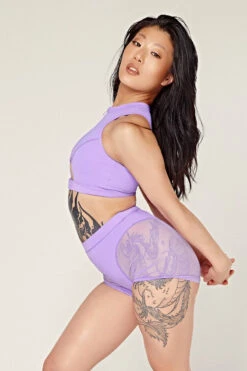 CXIX Dollhaus Mesh Biker Shorts - Purple 10 CXIX Dollhaus Mesh Biker Shorts - Purple -Clothing Store 23 01 03CXIX 9391