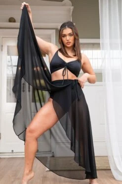 Lunalae High Waist Wrap Dance Skirt - Black -Clothing Store 5 4e0c5600 06a5 4bf4 94e4 53bec73f21ca 1