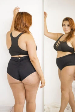 Lunalae High Waist Shorts - Black 12 Lunalae High Waist Shorts - Black -Clothing Store 6R7A8499