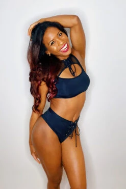 Hamade Activewear Lace Up High Neck Top - Black 18 Hamade Activewear Lace Up High Neck Top - Black -Clothing Store 756A91F2 D0BB 4950 8365 F9F3A2244EC7 b8a1a6d6 24b6 4d5c b168 2d2285785266