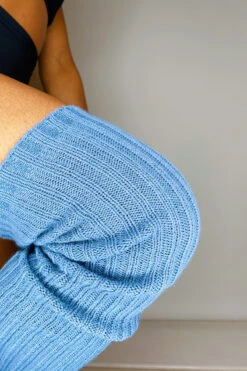 Thigh High Legwarmers - Denim Blue -Clothing Store 8B70BA6F BE45 460E 9396 6666160DDB43