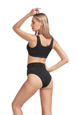 Hamade Activewear High Waisted Buckle Bottoms - Black -Clothing Store AW04 541d6c31 c21e 43fd 9791 f67adbec8c1e