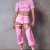 CXIX 119 Chaps - Pink -Clothing Store Chaps Pink CXIX 119 streetwear fashion dancewear poledance jpg 1