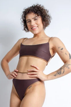 Rolling Vento Reversible Selva Bottoms - Beige Leopard/Chocolate -Clothing Store Copiade MG 7216