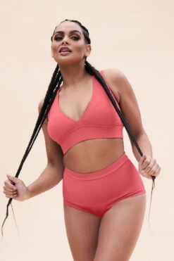 Lunalae Courtney V Neck Top - Recycled Watermelon -Clothing Store Copyof1255TP 1012 2 1 90a09b4b 5e9b 418b ae47 baa1b157b782