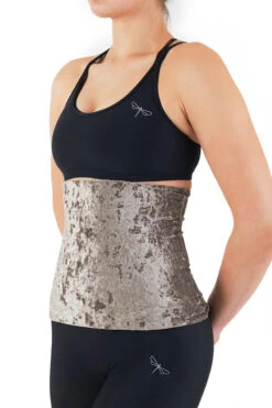 Dragonfly Back Warmer - Velvet Stone -Clothing Store DF Velvet Backwarmer stone2