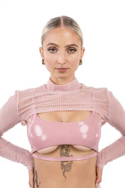 Naughty Thoughts XXX Rated See Through Shrug - Pink 10 Naughty Thoughts XXX Rated See Through Shrug - Pink -Clothing Store DL 08978