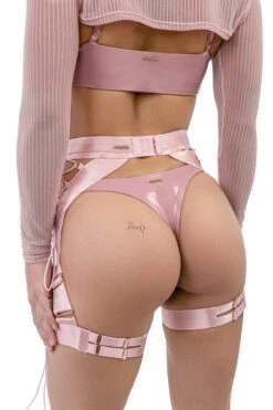 Naughty Thoughts XXX Rated Suspender - Pink -Clothing Store DL 09075copy
