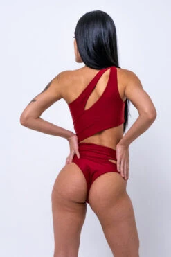 Sorte Under My Spell Bodysuit - Red -Clothing Store DSC4440