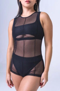 Sorte Inner Voice Bodysuit - Black -Clothing Store DSC7915