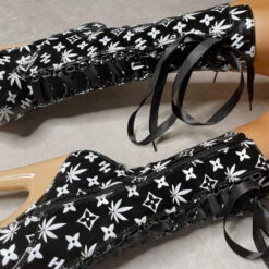 Hella Heels Branded 8inch Boots - Black/Sand 16 Hella Heels Branded 8inch Boots - Black/Sand -Clothing Store EmpireKicksBrandedblack sand8inchpoledanceboot 6