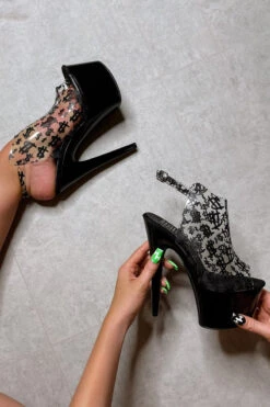 Hella Heels Make It Reign 7inch Stilettos - Black 7 Hella Heels Make It Reign 7inch Stilettos - Black -Clothing Store EmpireKicksMakeitReignBlack7inchpoledanceShieldStiletto 2