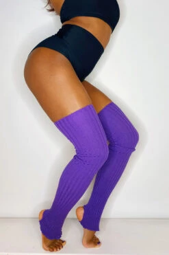 Thigh High Legwarmers - Purple -Clothing Store F561EEE9 7BE0 44AA B889 7C589695C442
