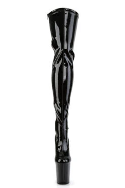 Pleaser USA Flamingo-3063 8inch Thigh High Pleaser Boots - Patent Black 11 Pleaser USA Flamingo-3063 8inch Thigh High Pleaser Boots - Patent Black -Clothing Store FLAM3063 B MFront