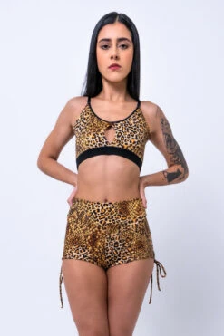 Sorte Full Moon Top - Snake-Leopard -Clothing Store FULLMOON17