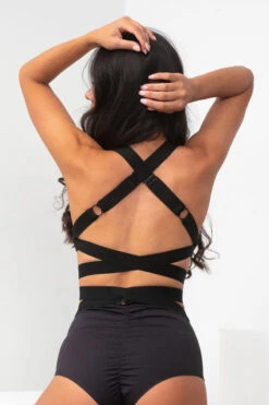 Lunalae Fallon Top - Recycled Black -Clothing Store FallonTopRecycled11