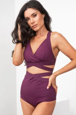 Lunalae Fallon Top - Recycled Mulberry -Clothing Store FallonTopRecycled12